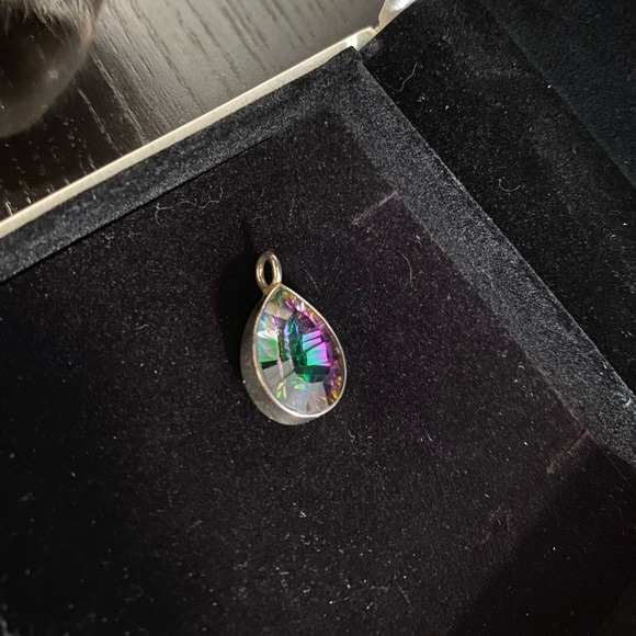 Jewelry - Sterling silver and tourmaline pendant